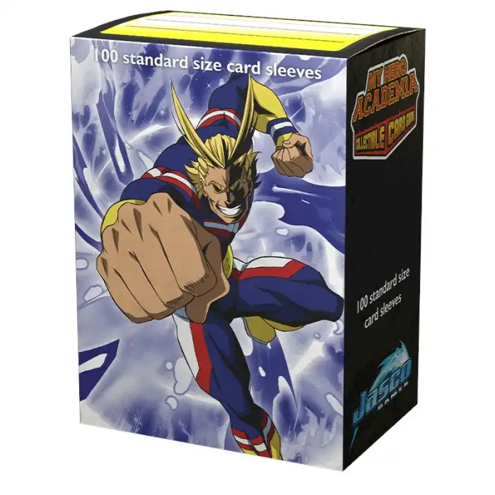 Sleeves - Dragon Shield - Box 100 - Matte Art - My Hero Academia All Might Punch