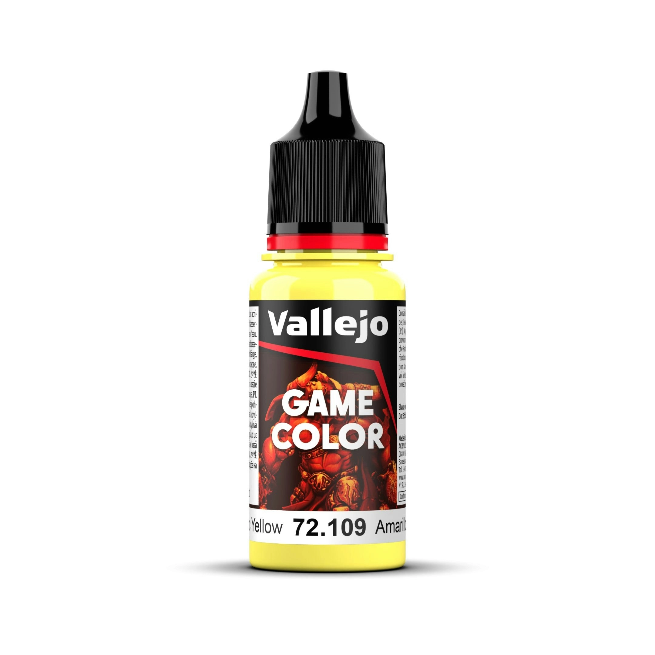 Vallejo Game Colour - Toxic Yellow 18ml