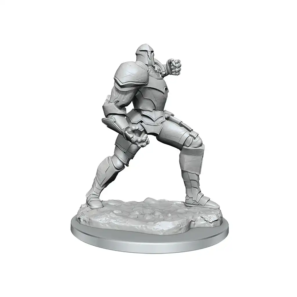 Critical Role Unpainted Miniatures Platinum Golem