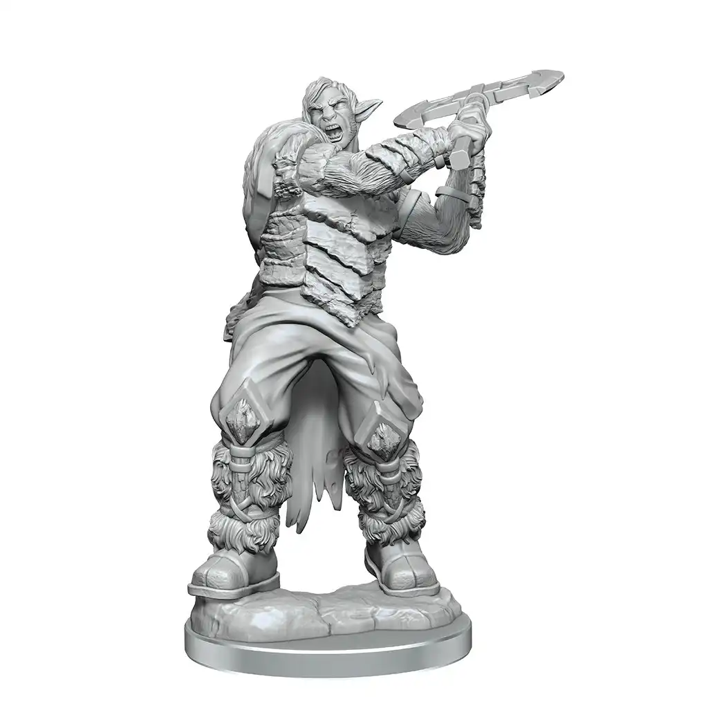 Critical Role Unpainted Miniatures Ashari Stoneguard & Ashari Skydancer