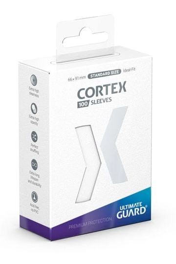 Ultimate Guard Cortex Sleeves Standard Size White (100)