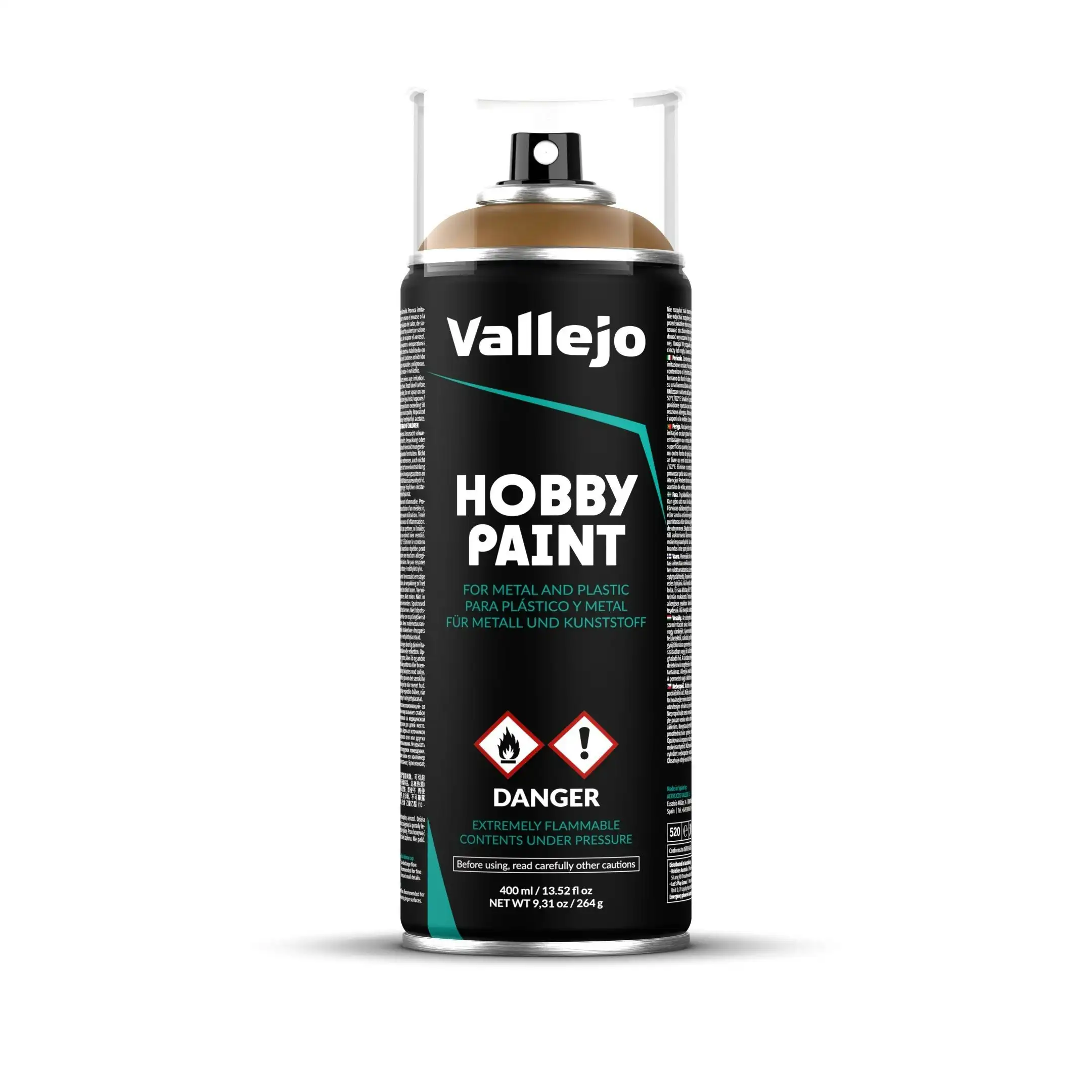 Vallejo Aerosol - Leather Brown 400ml