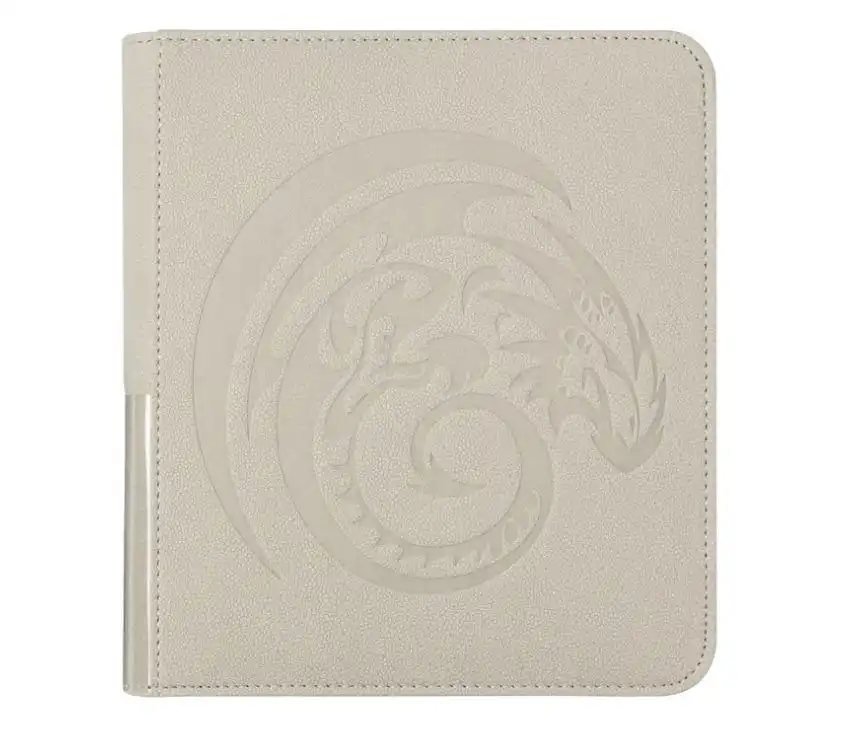 Zipster Small - Dragon Shield - Ashen White