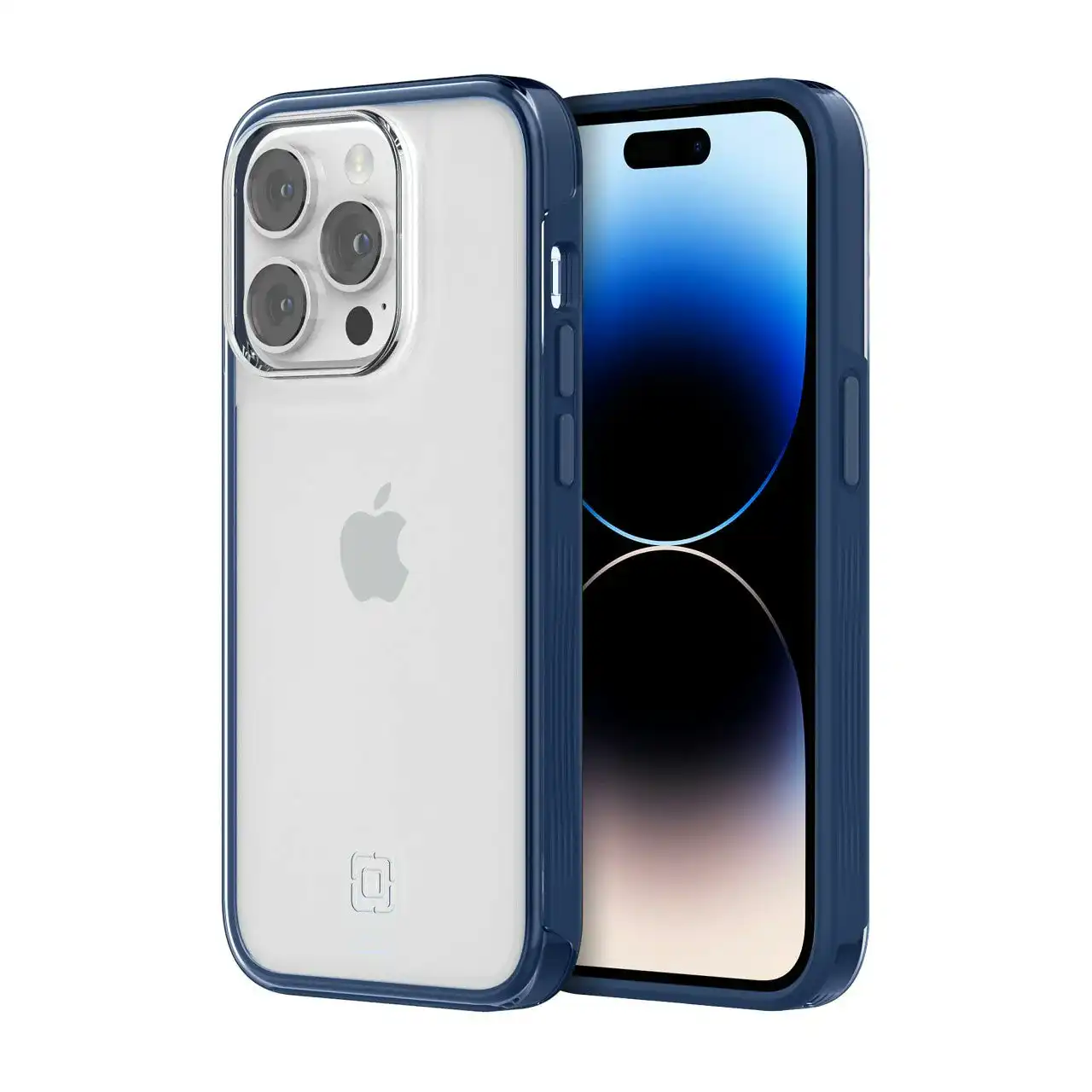 Incipio Organicore Clear Case For Iphone 14 Pro - Ocean Blue/clear