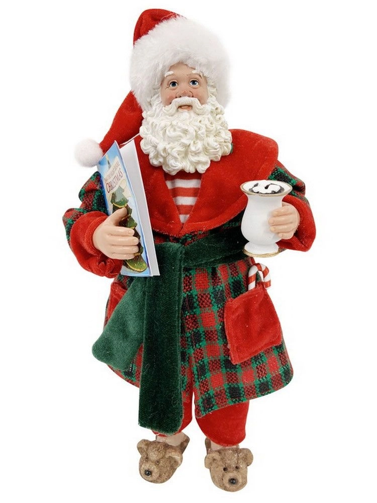 Cotton Candy - Xmas 28cm Standing Santa Clause Bedtime