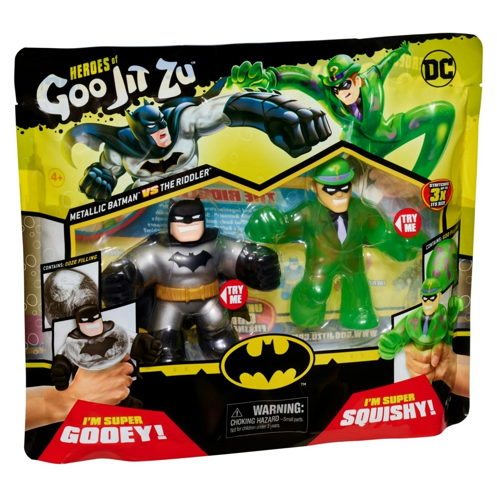 Heroes Of Goo Jit Zu - Metallic Batman Vs The Riddler