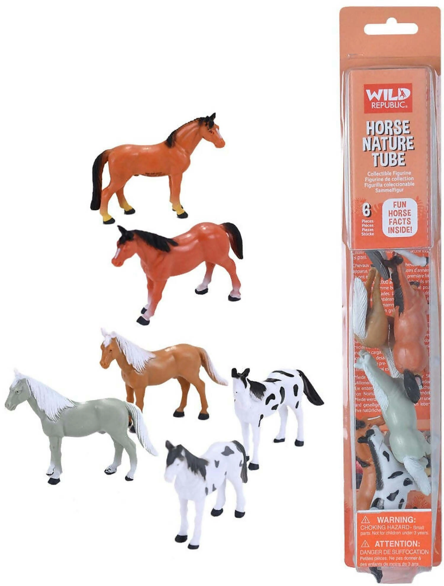 Wild Republic - Nature Tube Horse Collection