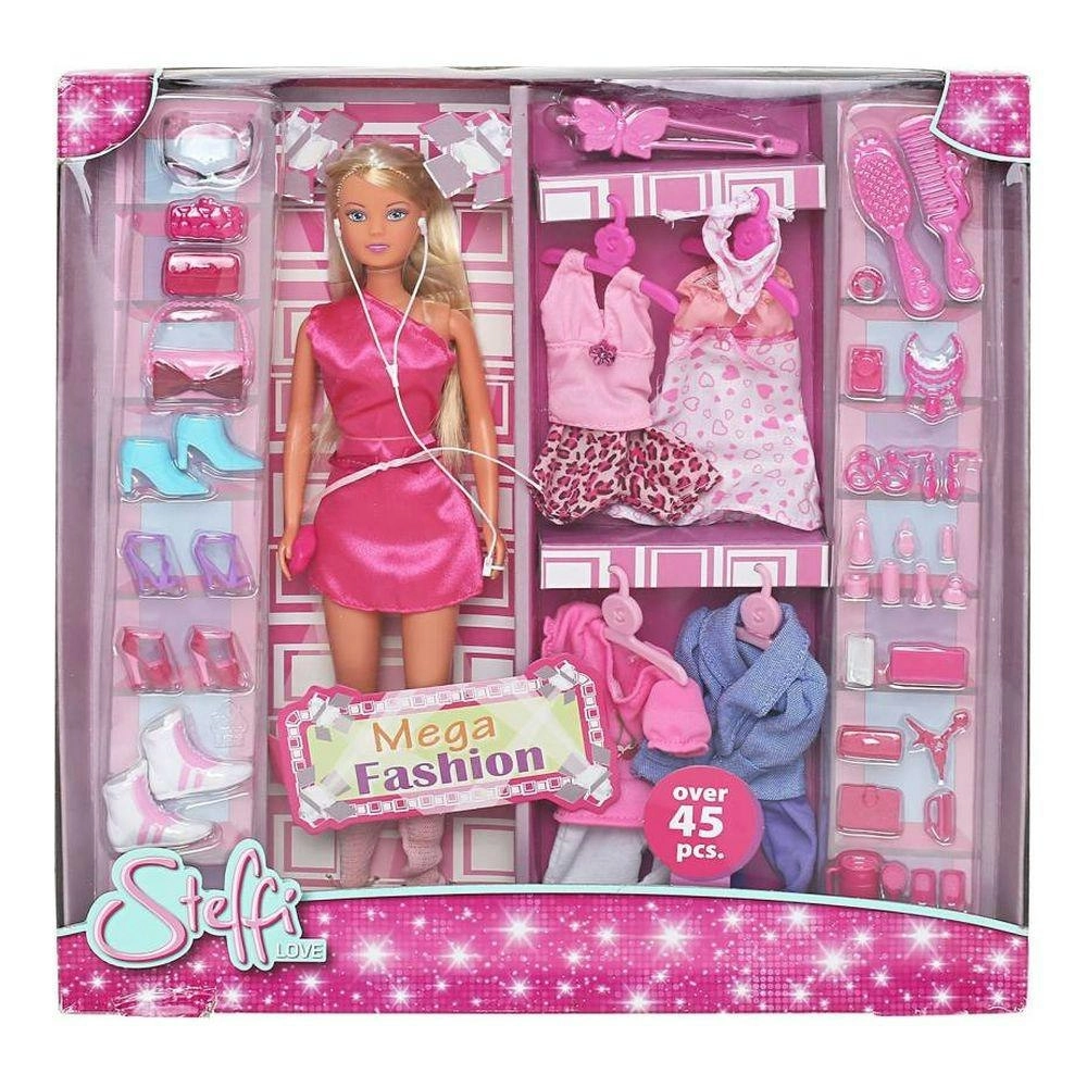 Steffi Love - Mega Fashion Doll Playset With 45 Fashion Pieces