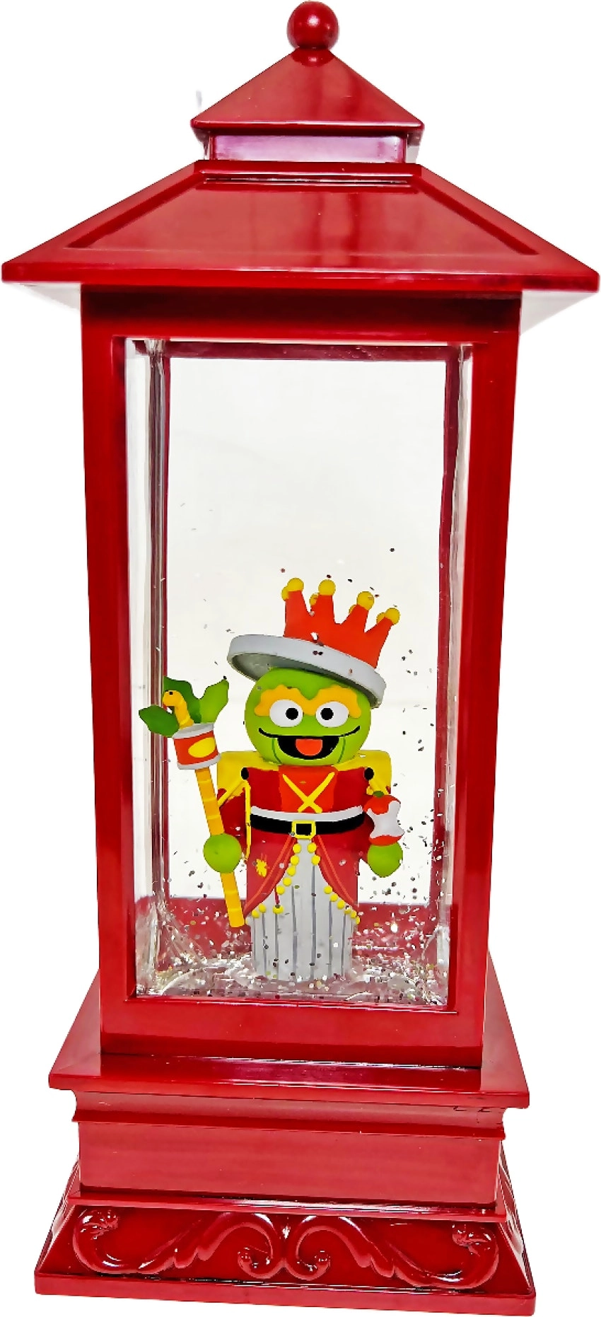 Cotton Candy - Xmas Sesame St. Oscar The Grouch Nutcracker Lantern