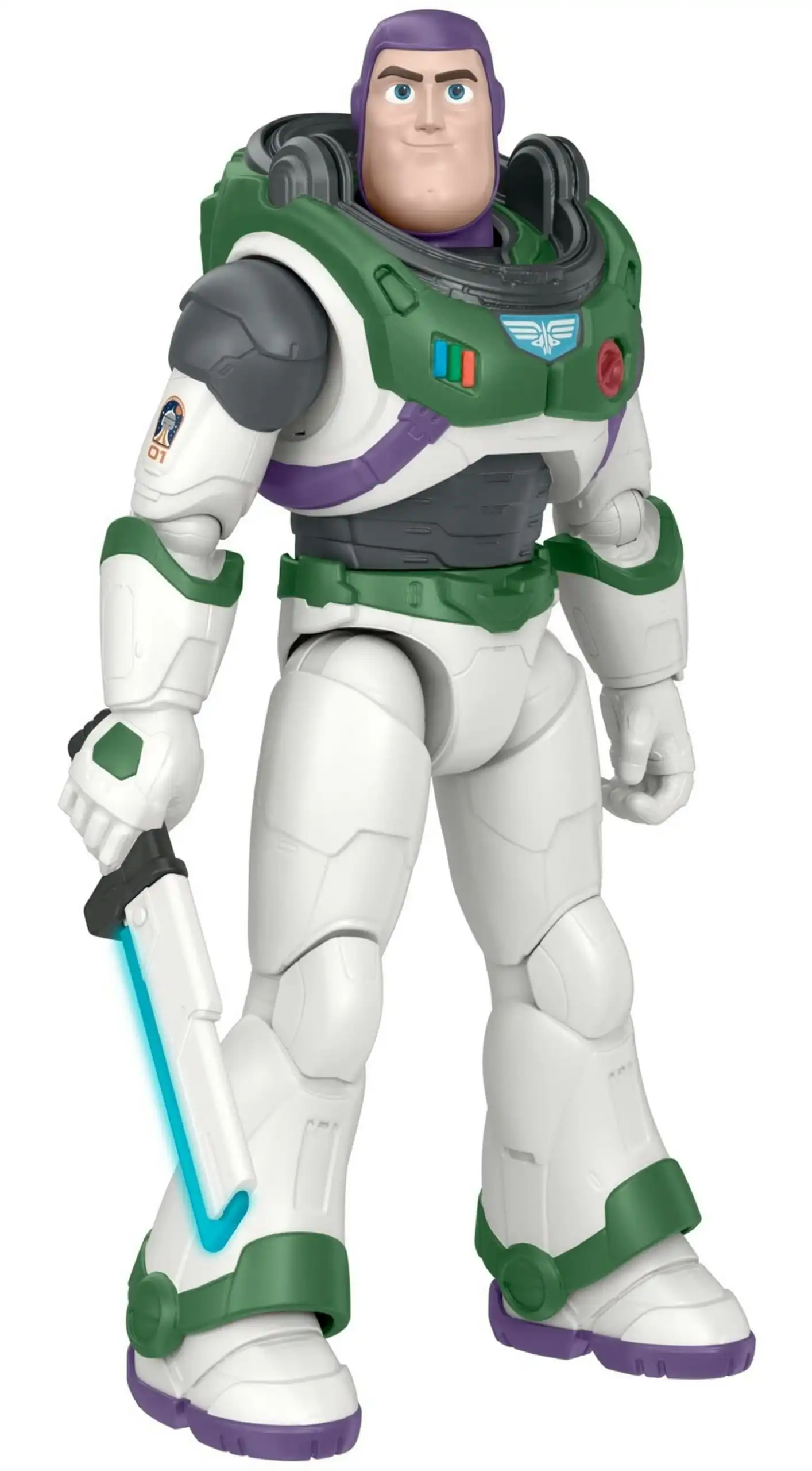 Disney Pixar Lightyear Laser Blade Buzz Lightyear Figure  Mattel