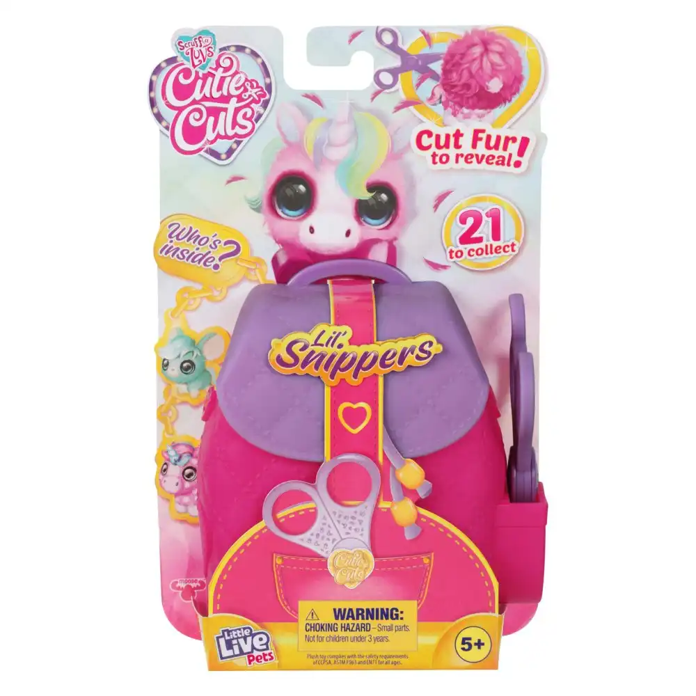 Little Live Scruff-a-luvs Cutie Cuts S3 Lil  Snippers Single Pack