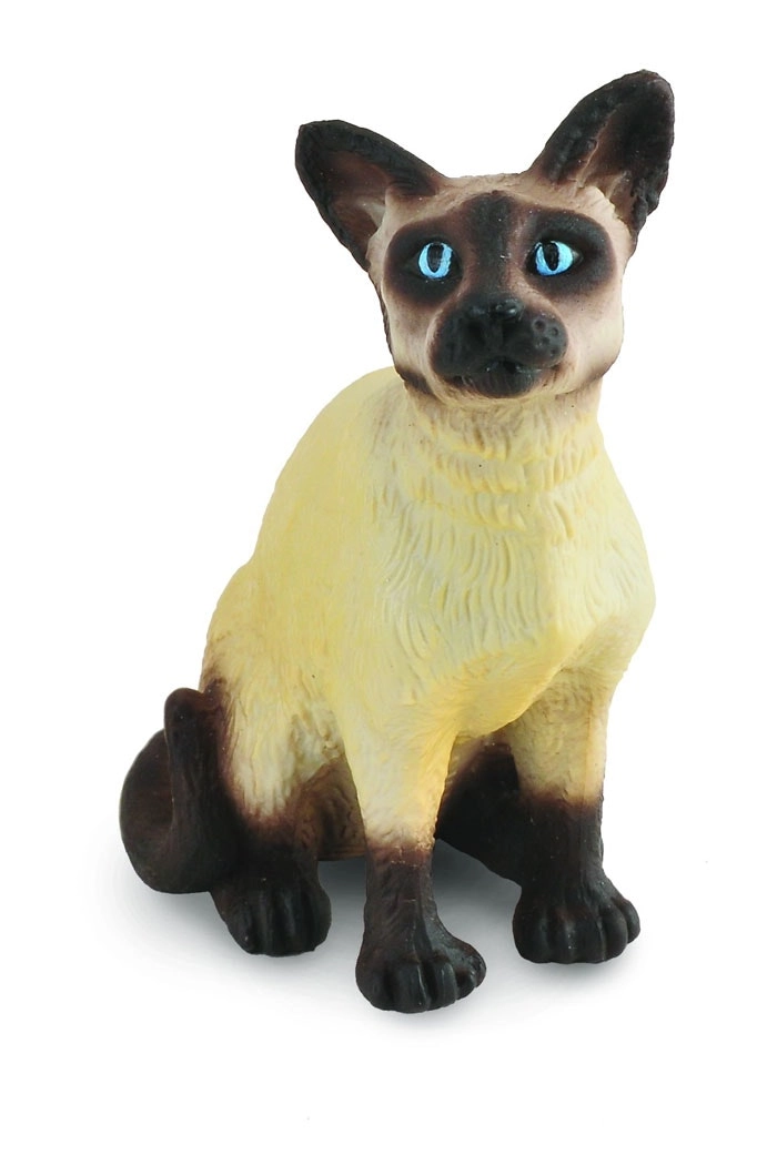 Collecta - Siamese Cat Sitting Animal Figurine