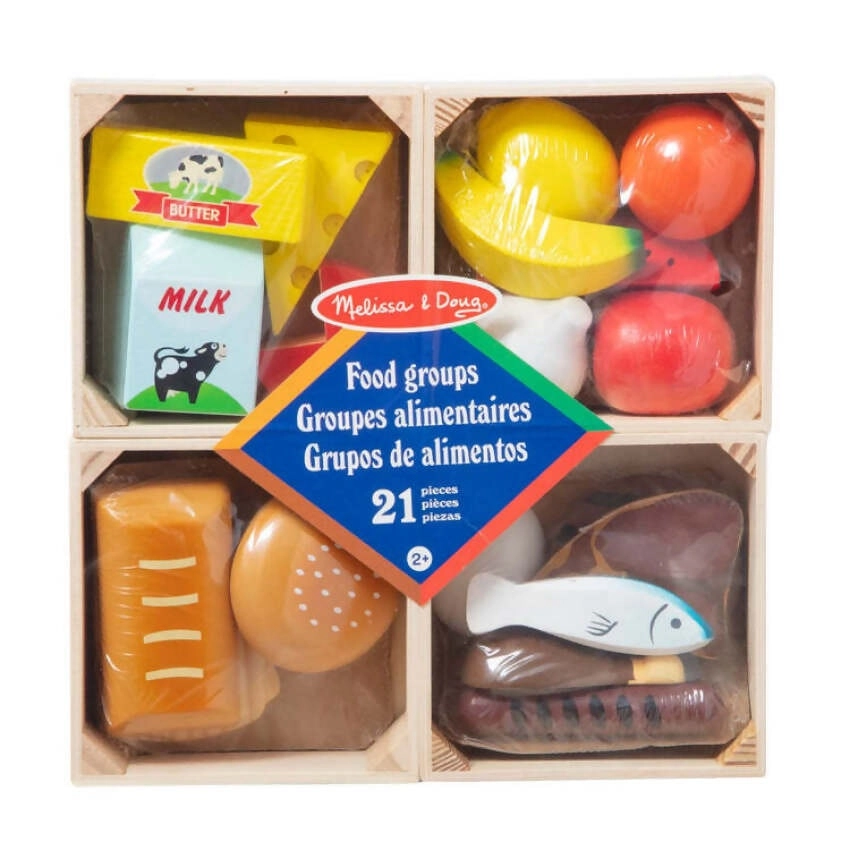 Melissa & Doug - Wooden Play Food 21 Pieces