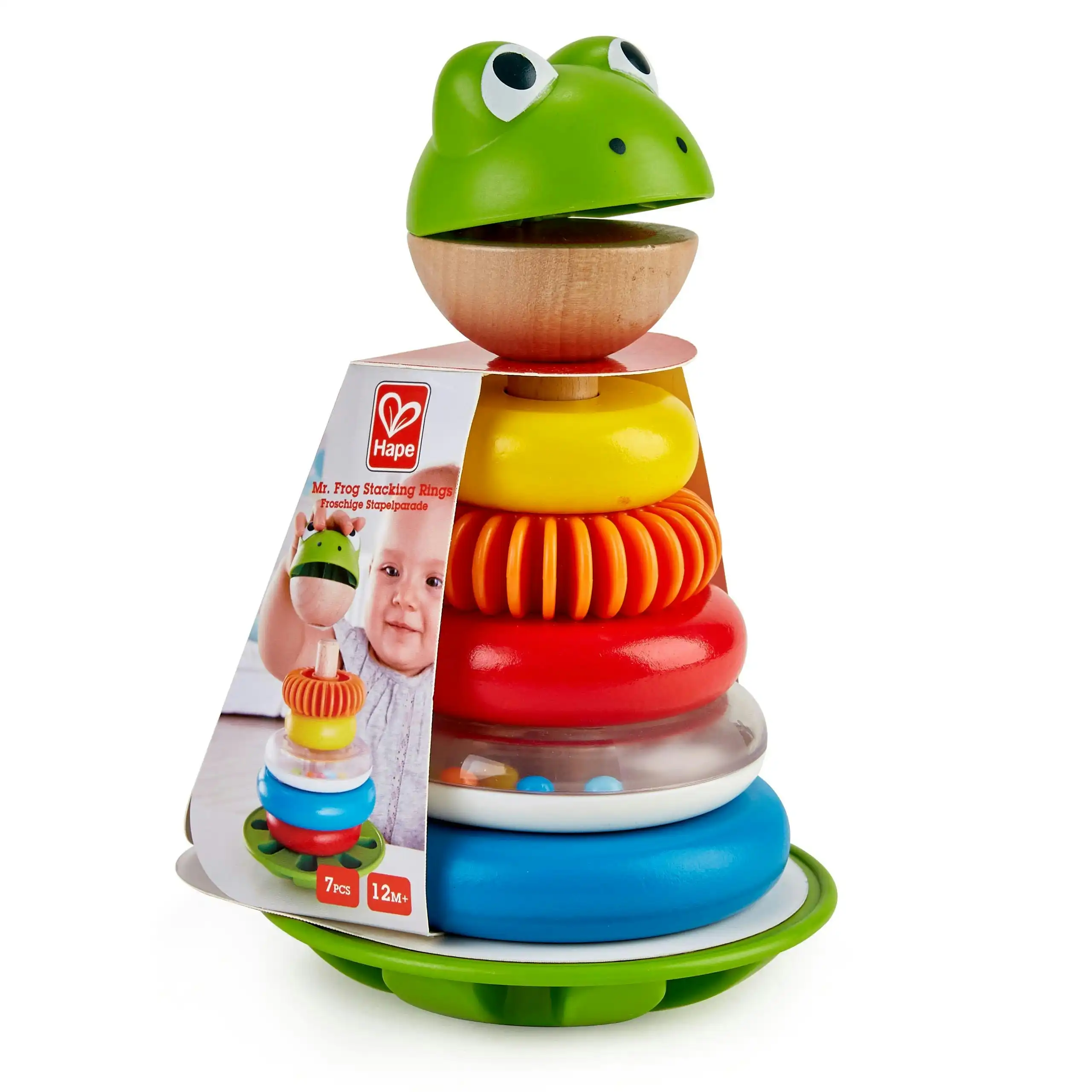 Hape -  Mr Frog Stacking Rings