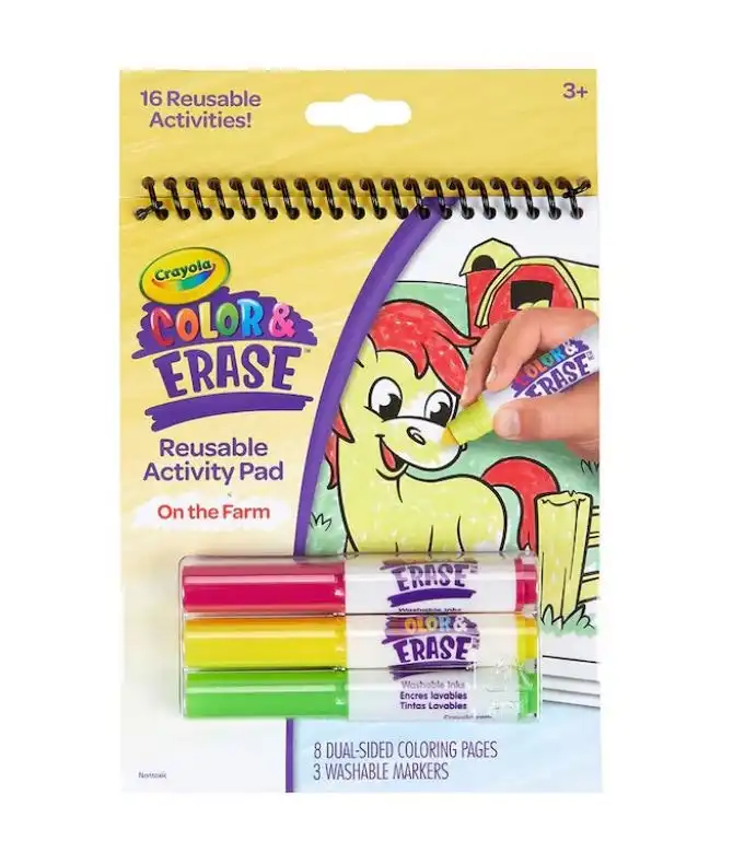 Crayola Color & Erase Reusable Activity Pad On The Farm