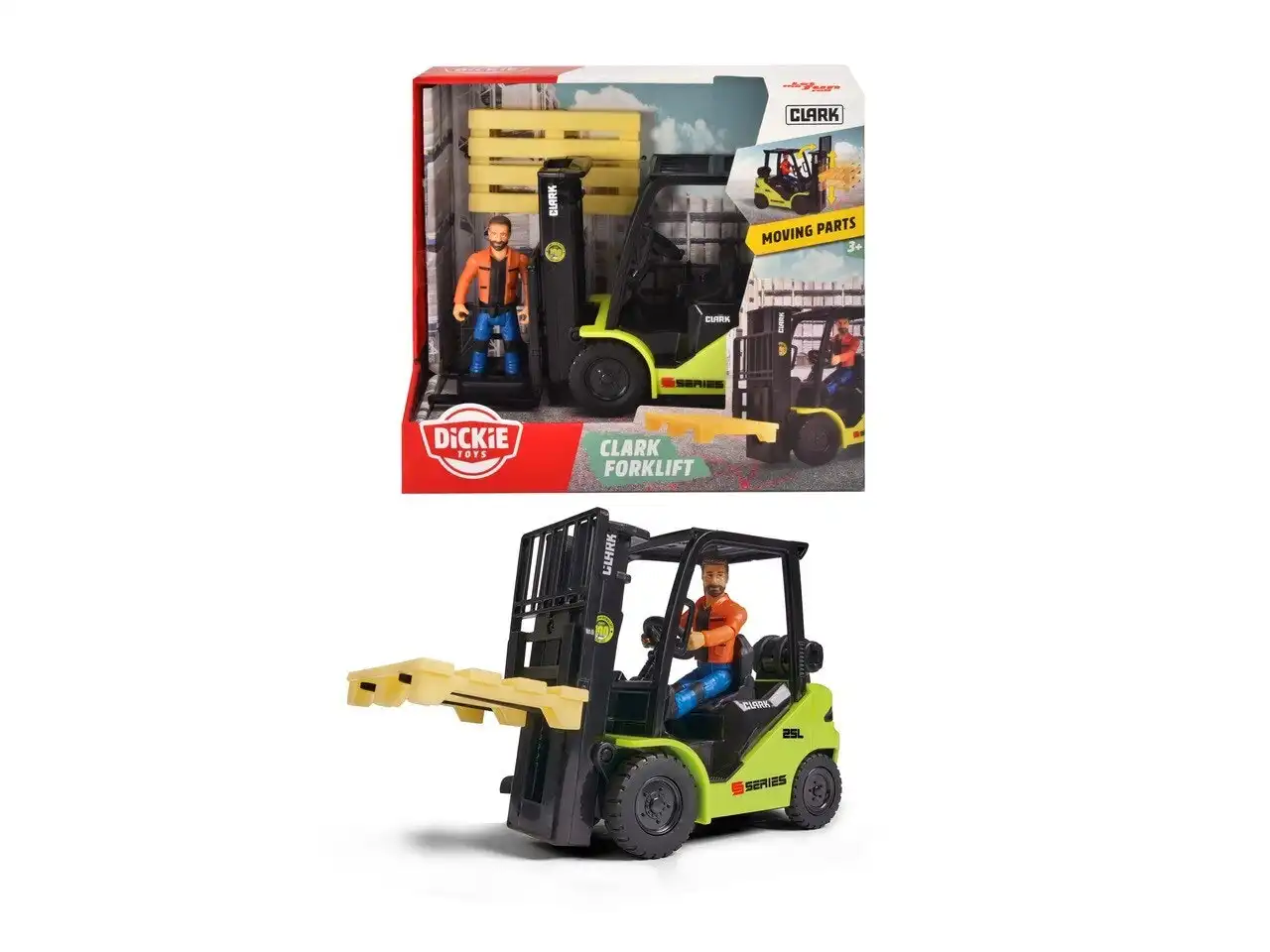 Dickie Toys - Clark Forklift 16cm