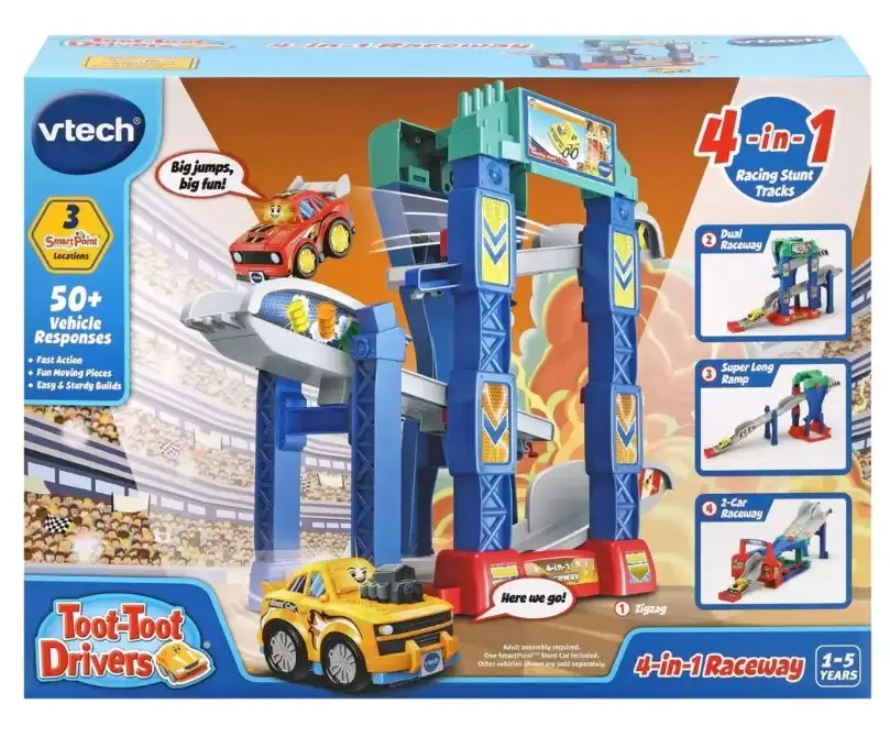 VTech - Toot Toot 4 In 1 Railway