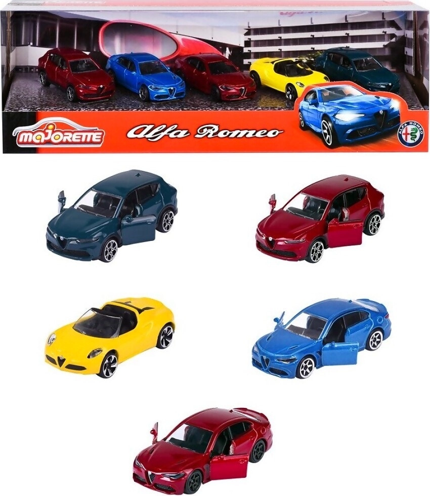 Majorette - Alfa Romeo 5pc Gift Pack