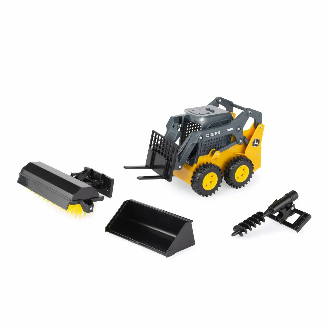 John Deere - Skid Loader Set Big Farm  318g 1:16