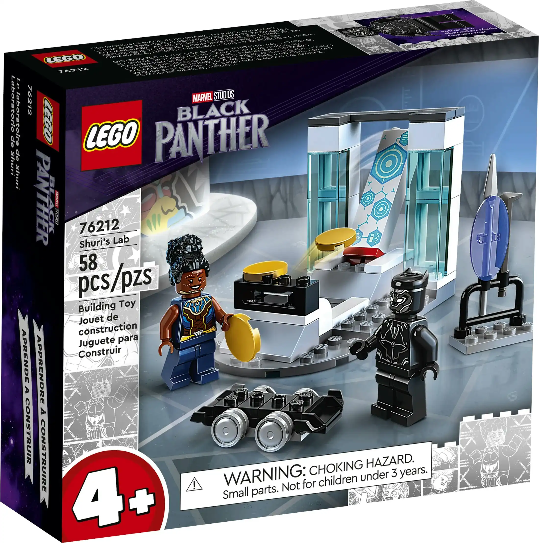 LEGO 76212 Shuri's Lab - Marvel Super Heroes 4+