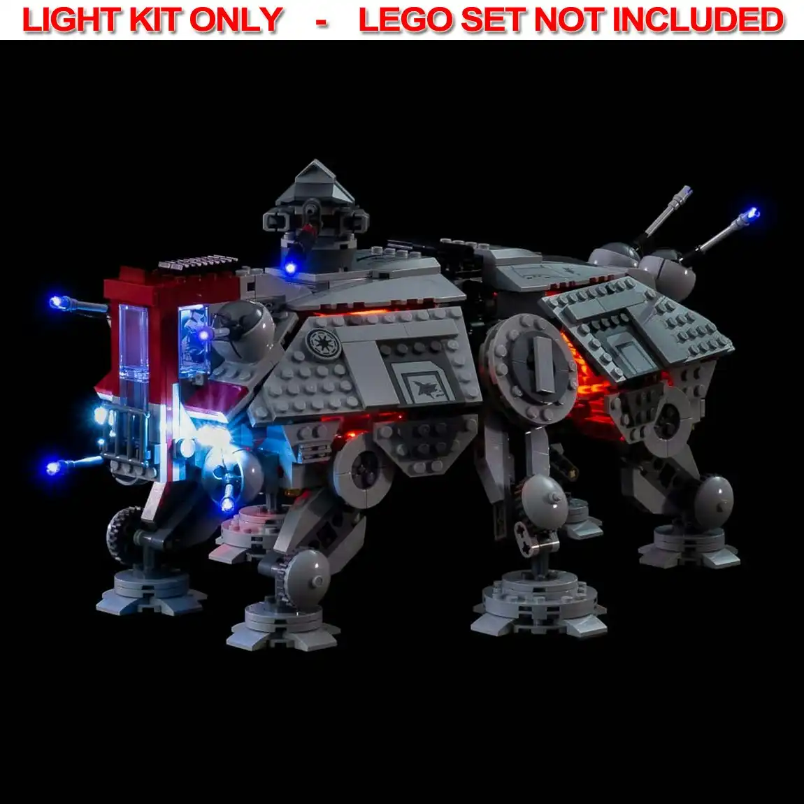 Light My Bricks - LIGHT KIT for  LEGO AT-TE Walker 75337 - Light My Bricks