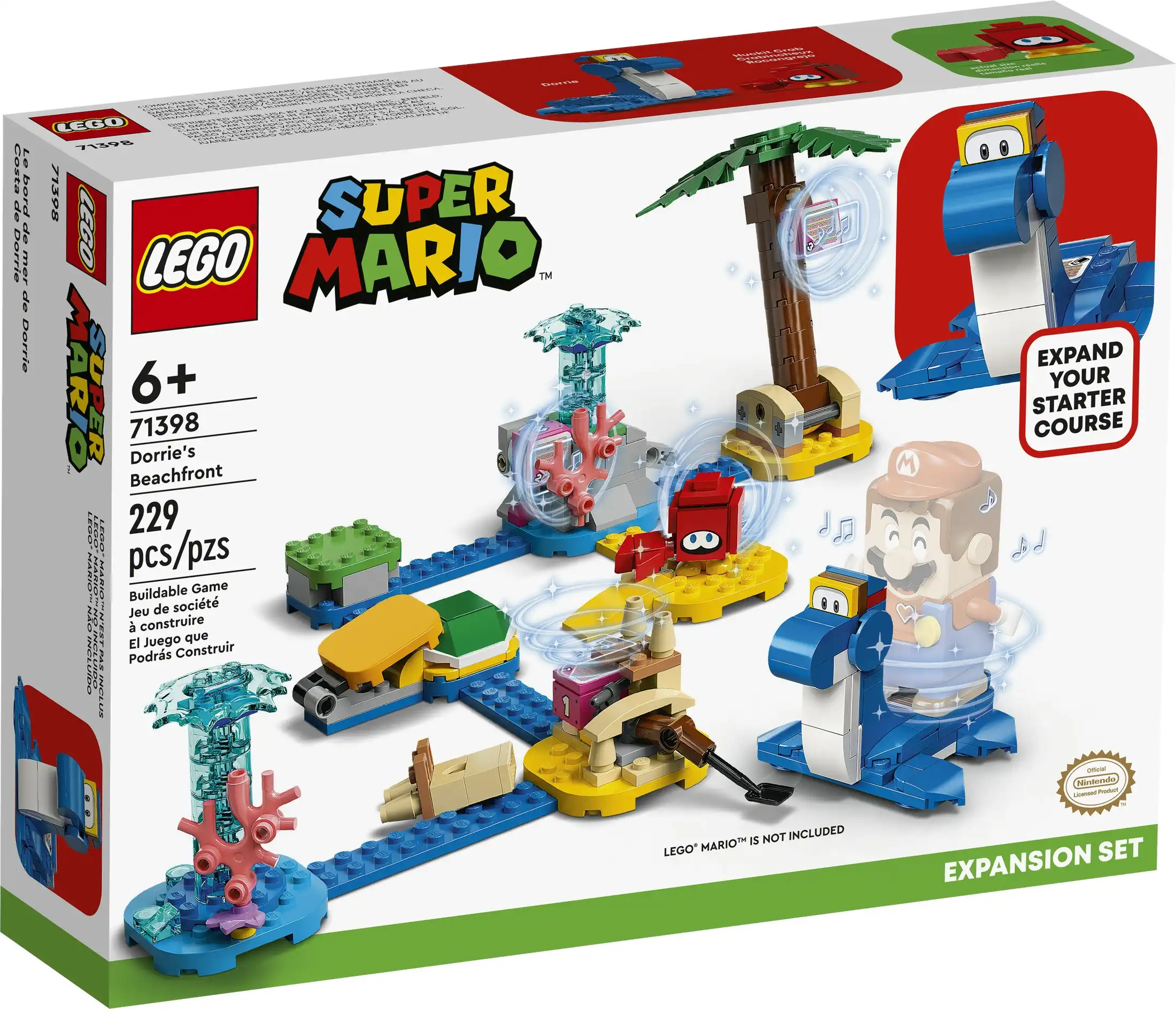 LEGO 71398 Dorrie’s Beachfront Expansion Set - Super Mario