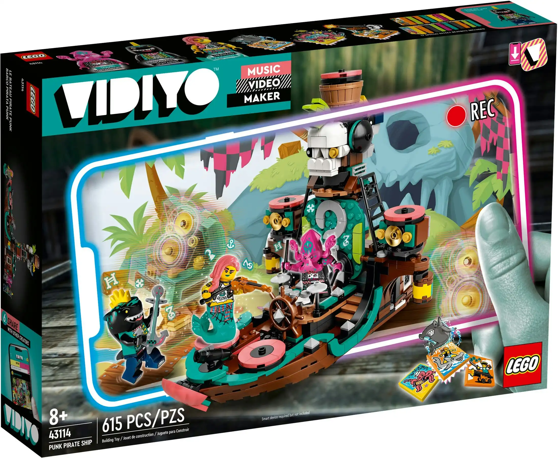 LEGO 43114 Punk Pirate Ship - VIDIYO