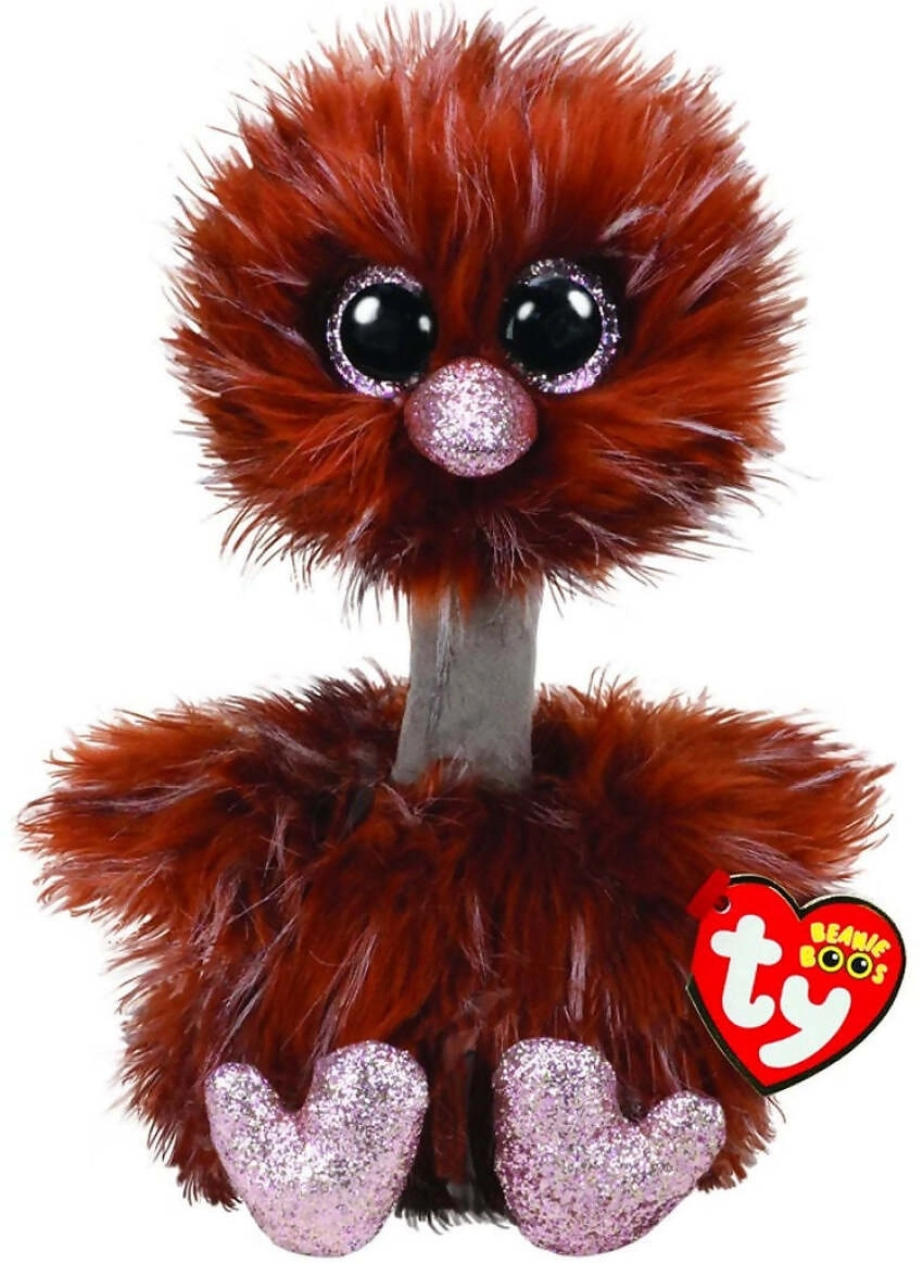 Ty - Beanie Boos - Orson The Brown Ostrich Medium 23cm