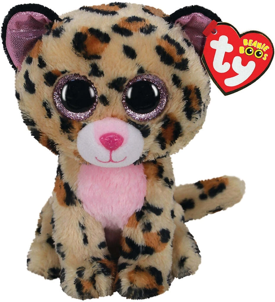 Ty - Beanie Boos - Livvie The Leopard Medium 23cm