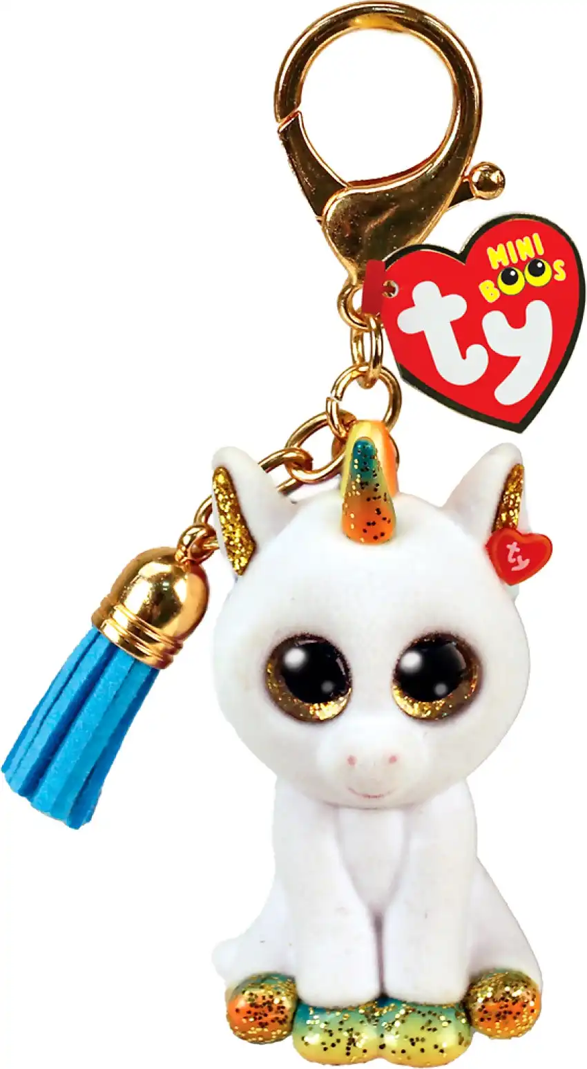 Ty - Beanie Boos Clip - Pixy Unicorn With Tassel