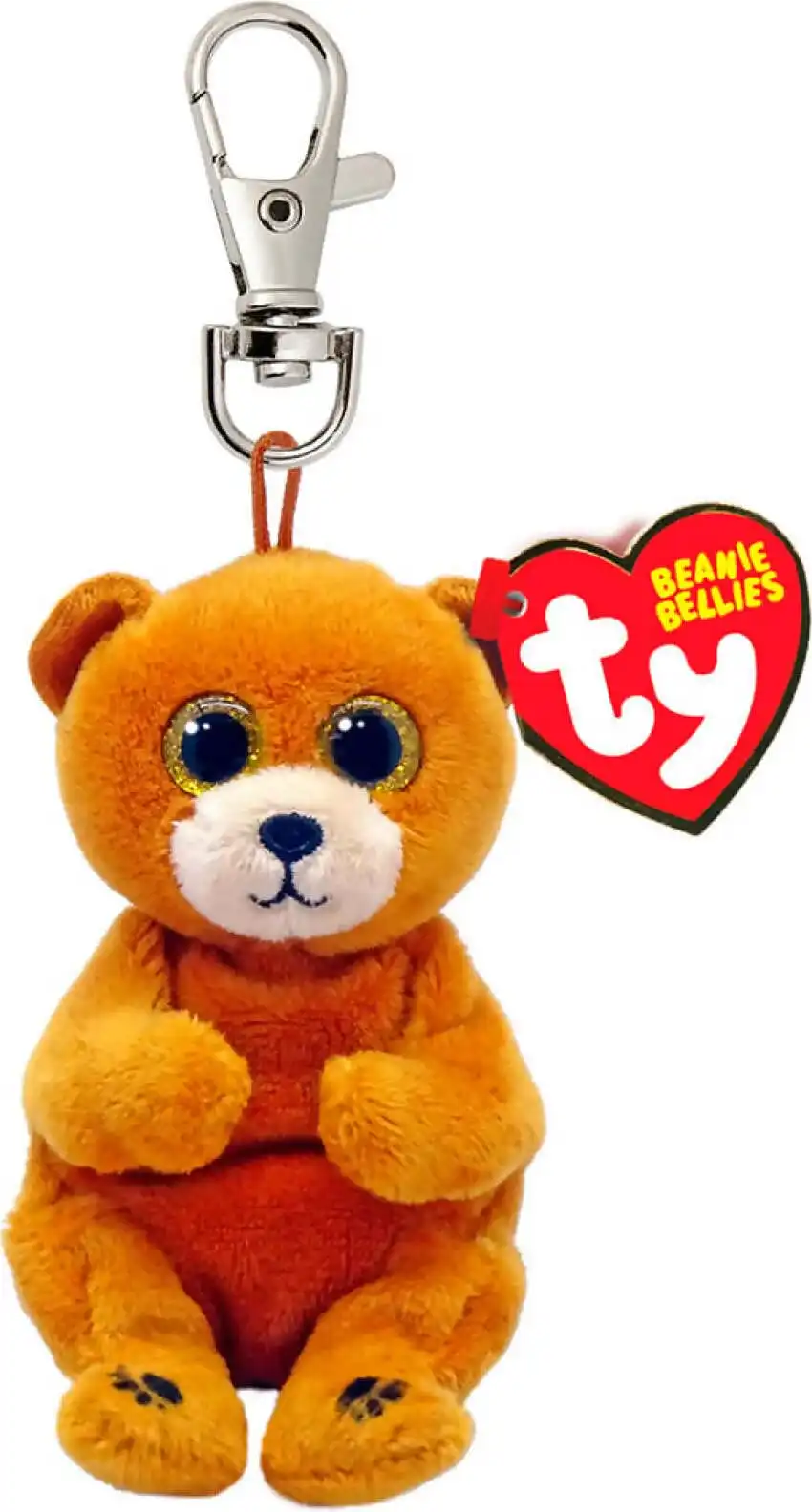 Ty - Beanie Bellies Clip - Duncan Brown Bear