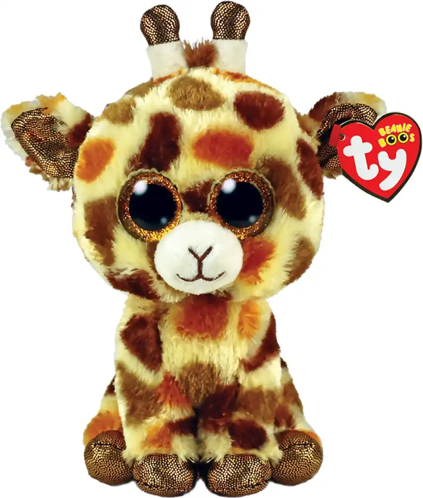 Ty - Beanie Boos - Stilts Tan Spotted Giraffe Small 15cm