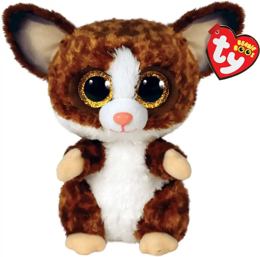 Ty - Beanie Boos - Binky Brown Bush Baby Small 15cm