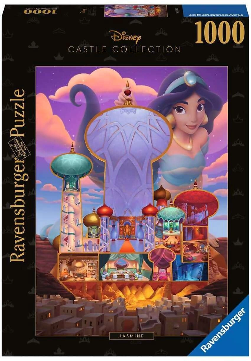 Ravensburger - Disney Castles Jasmine Jigsaw Puzzle 1000 Pieces