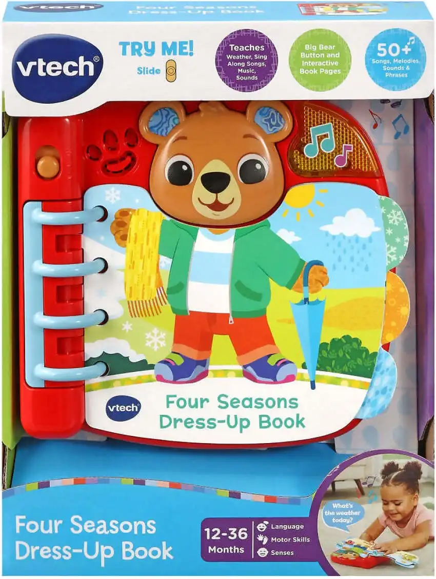 VTech - Four Seasons Dress-up Book