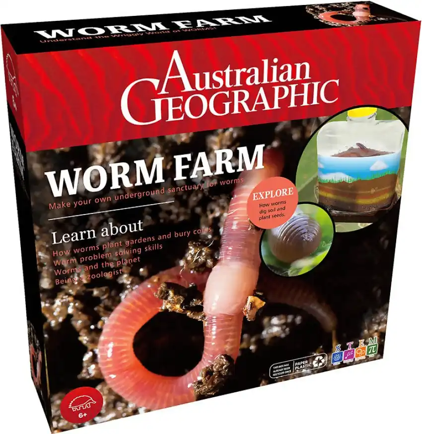 Australian Geographic: Worm Farm