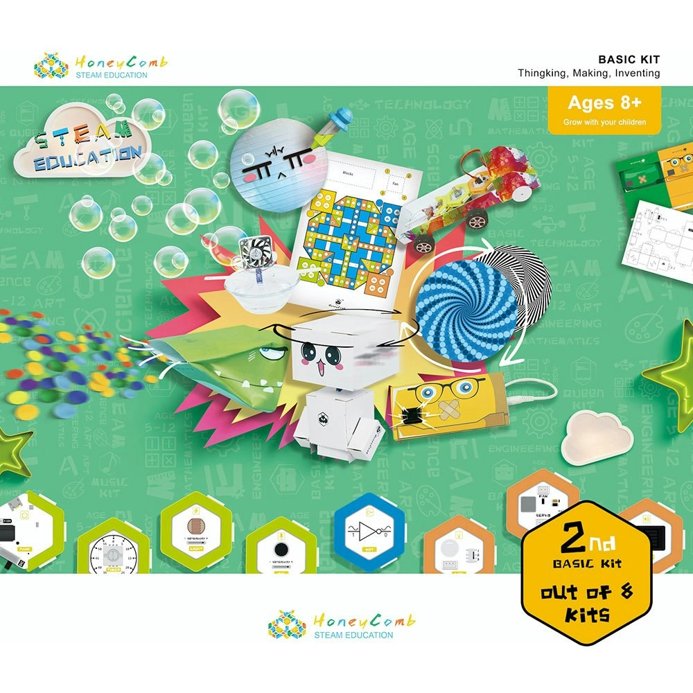 Honeycomb DIY Basic Kit Science/Maths/Education/Learning/Inventing Kids/Toy 8y+