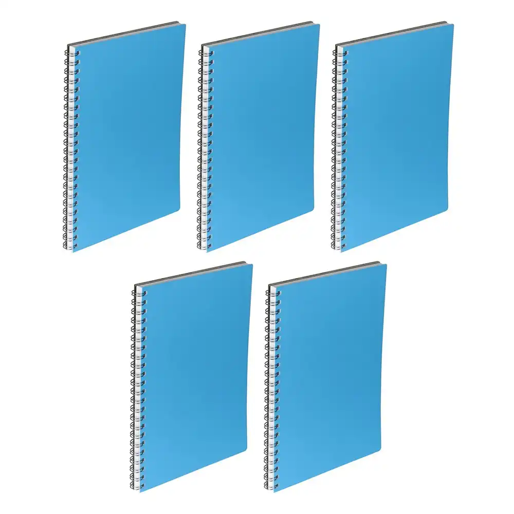 5x Derwent Academy Art/Craft PP Cover Visual Art Diary A4 Portrait 120pg Blue