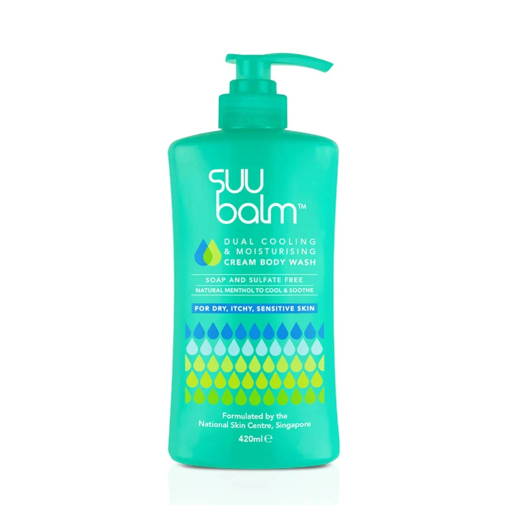 Suu Balm Dual Cooling & Moist Cream Body Wash 420ml