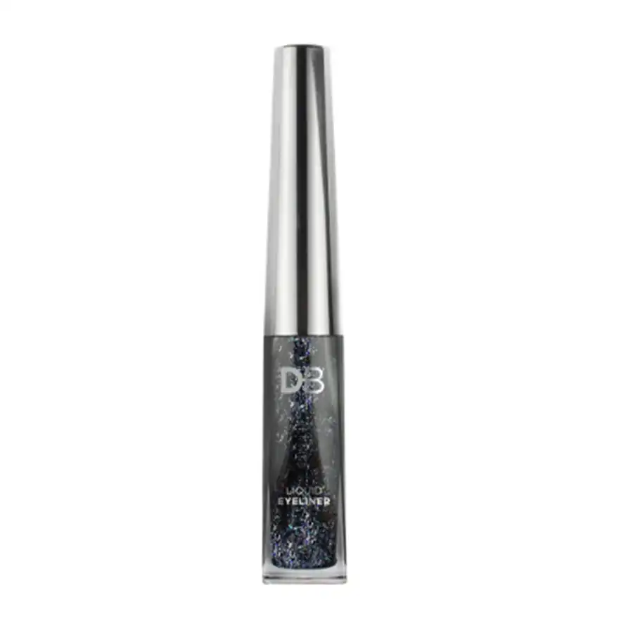 DB Cosmetics Liquid Eyeliner Black Silver Glitter