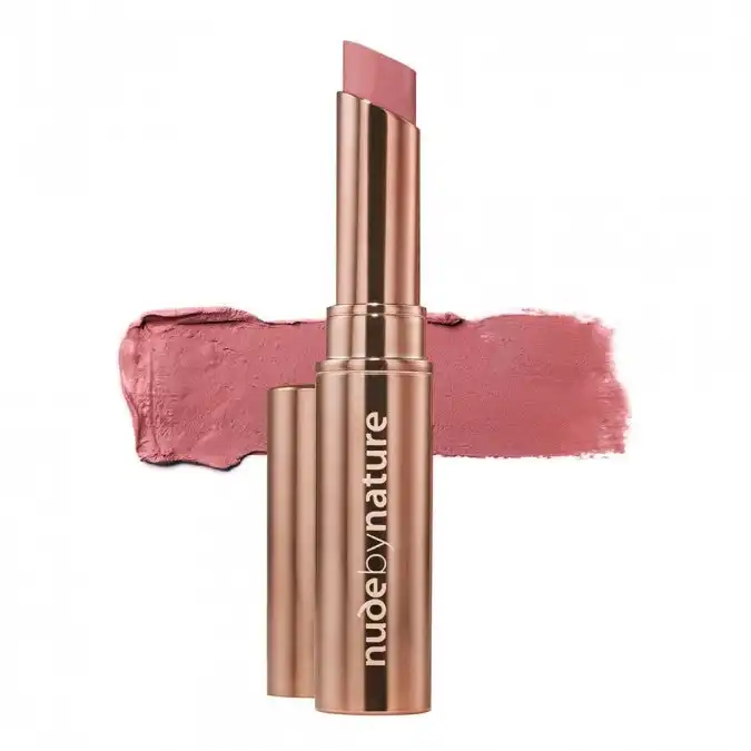 Nude by Nature Creamy Matte Lipstick 07 Red Blossom