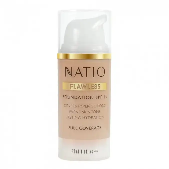 Natio Flawless Foundation Spf 15 Light Medium