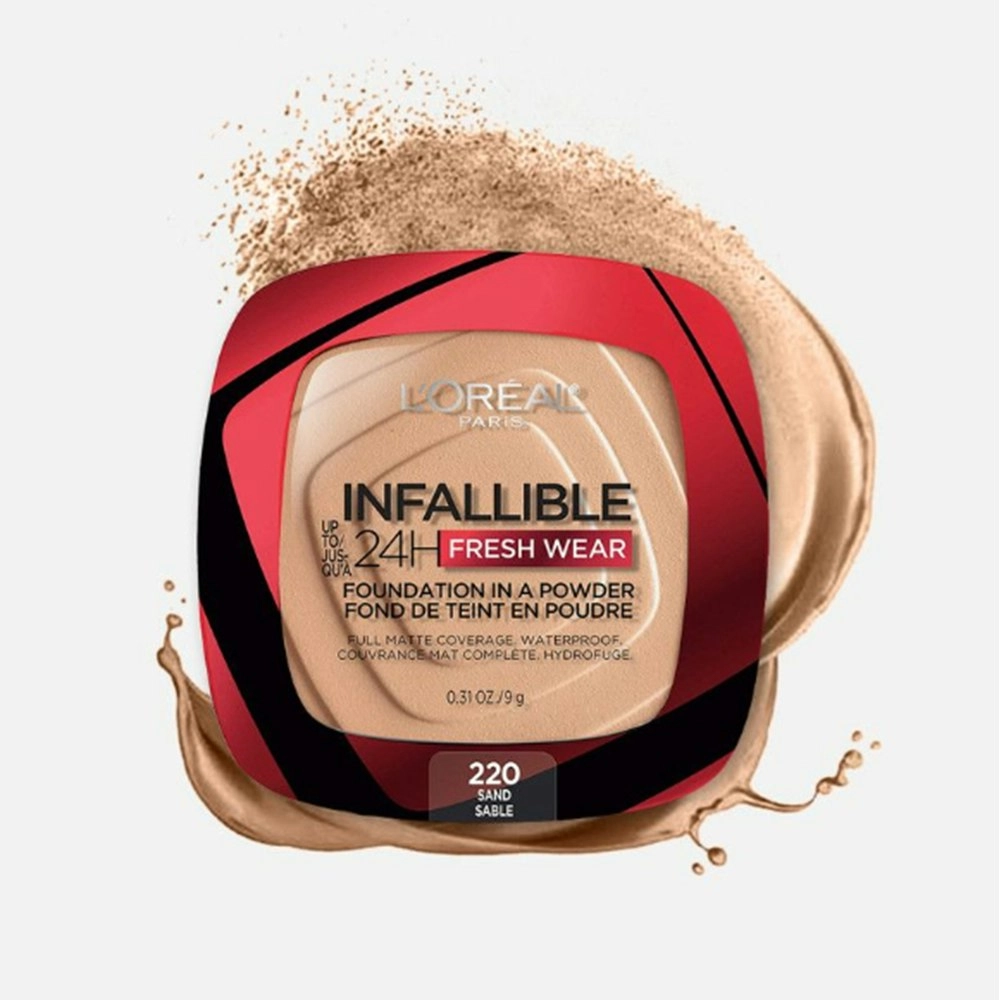 L'Oreal Infaillible 24h Fresh Wear Powder Foundation - 220 Sand