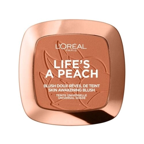 L'oreal L Real Wake Up And Glow Blush 01 Peach Addict