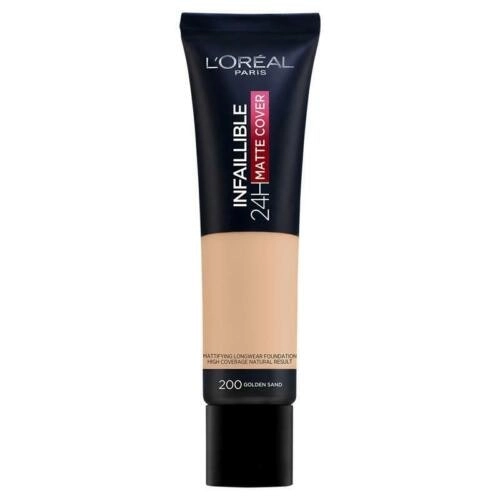 L'oreal L Real Infall Matte Foundation 200 Golden Sand