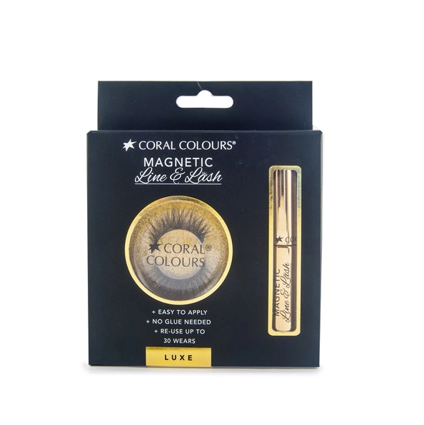 Coral Colours Magnetic Eyelashes - Luxe