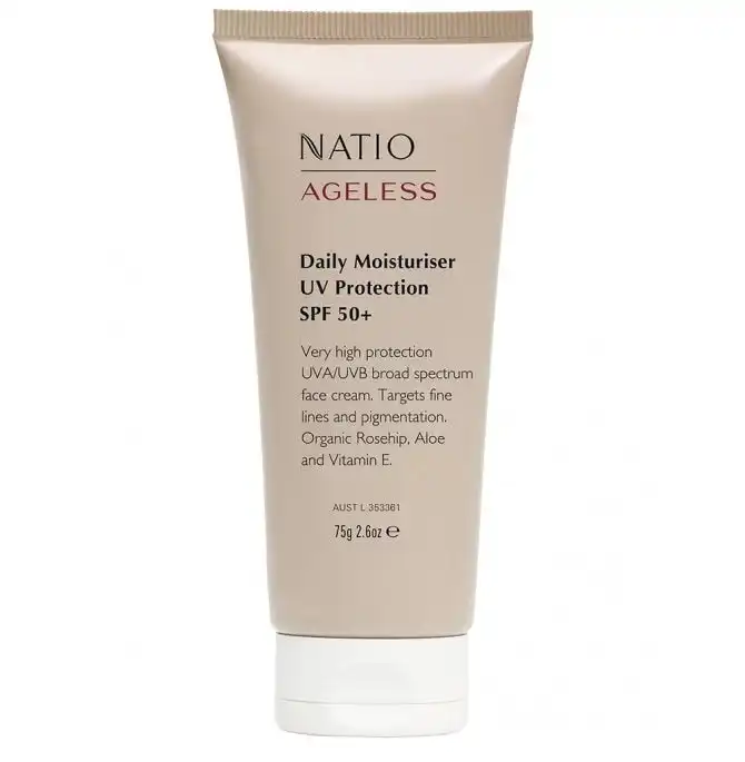 Natio Ageless Daily Moisturiser Uv Protection