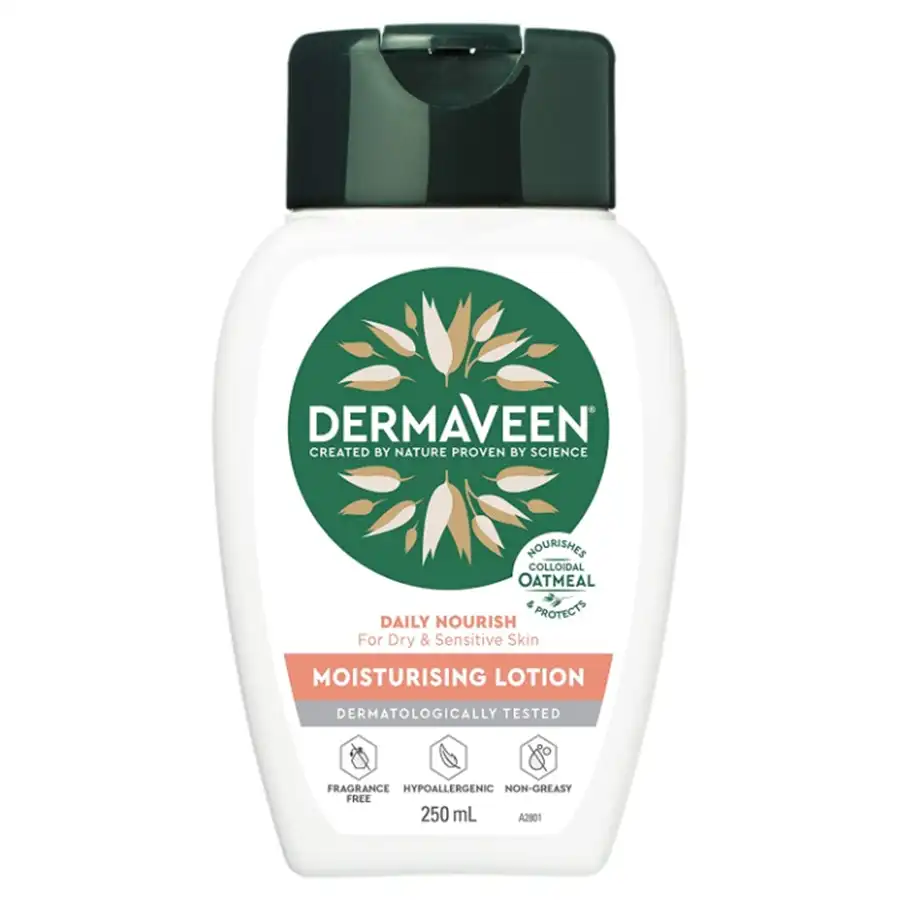 DermaVeen Daily Nourish Moisturising Lotion 250ml