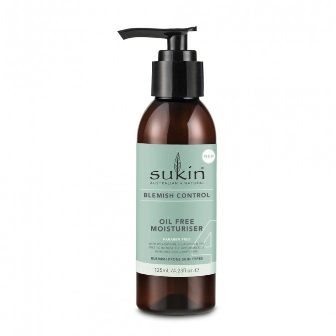 Sukin Blemish Control Oil Free Moisturiser - 125ml