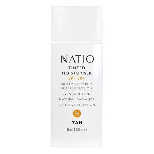 Natio Tinted Moisturiser Spf50 Tan